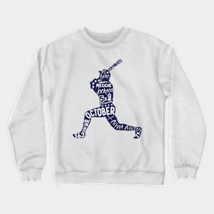 Reggie Jackson New York Y Letters Crewneck Sweatshirt